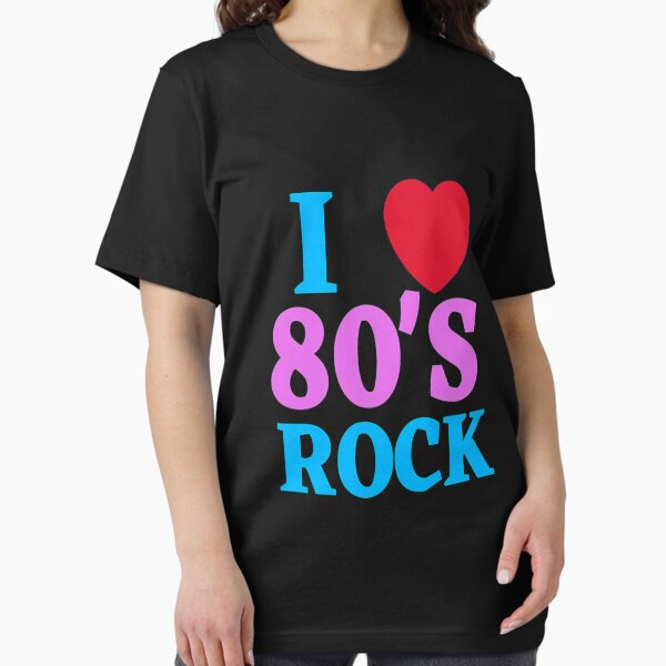 Item preview, I Love The Rock n Roll 80s Music Retro Design designed and sold by betobu.