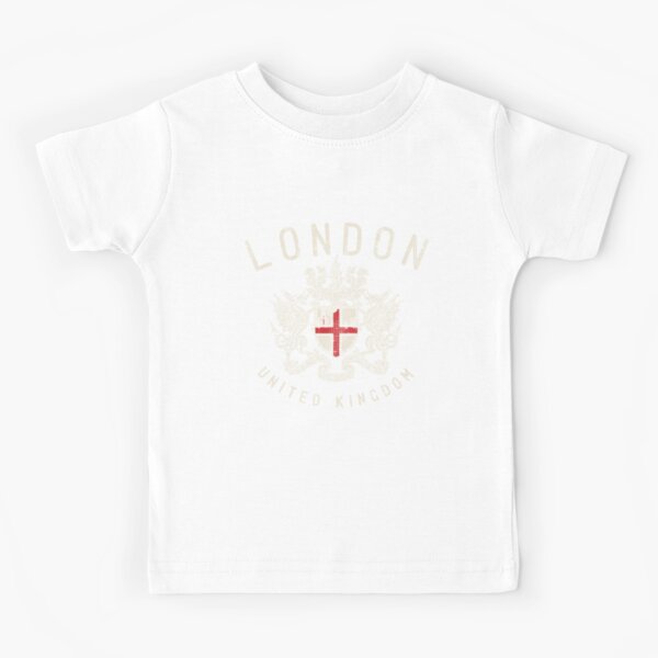 Item preview, London Great Britain Vintage Crest Flag designed and sold by CoolTees.