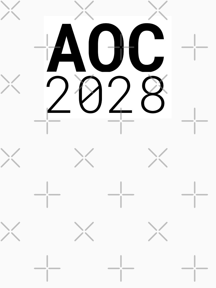 Thumbnail 7 of 7, Essential T-Shirt, AOC 2028 - Get ready for Alexandria Ocasio-Cortez's future presidential run! designed and sold by William Pate.