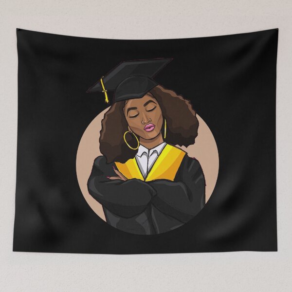 Item preview, Black girl Graduation designed and sold by NabilJamal.
