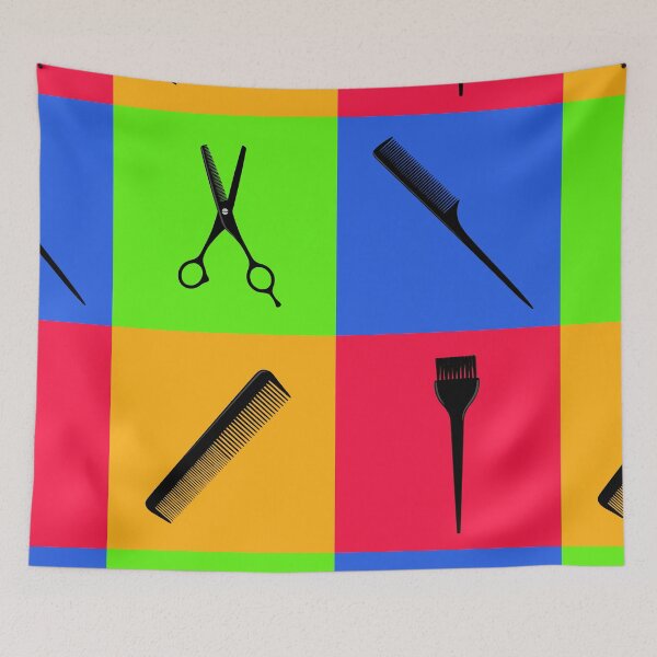 Item preview, Hair salon pop art designed and sold by hellcom.