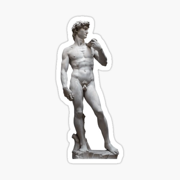 David, Michelangelo Sticker
