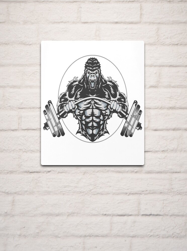 Gorilla Gym | Metal Print