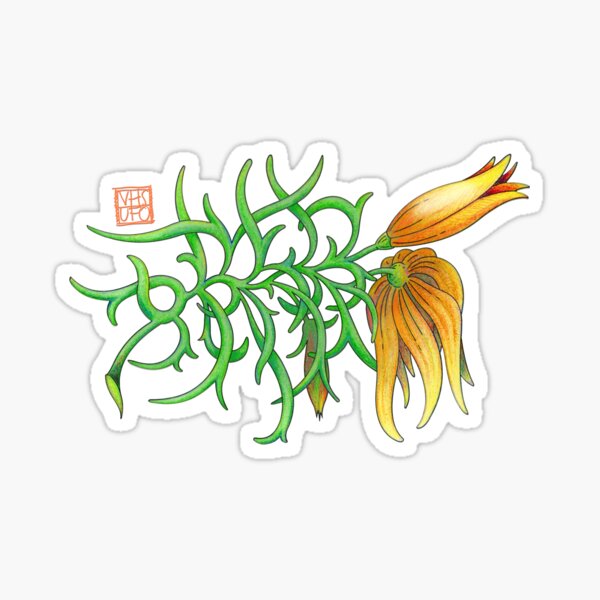 Graffiti Flower Sticker