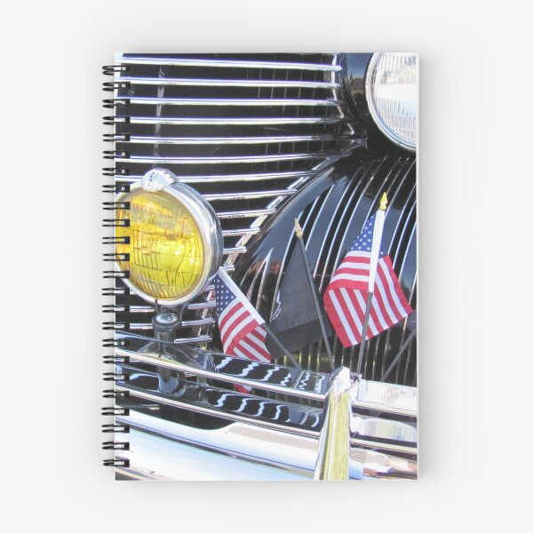 Artikelvorschau, Patriotic 1940 Cadillac American Flag - Brightwork  entworfen und verkauft von RustedStudio.