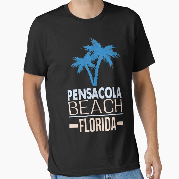 Item preview, Pensacola Beach Florida with Palm Trees designed and sold by TeagoShirts.