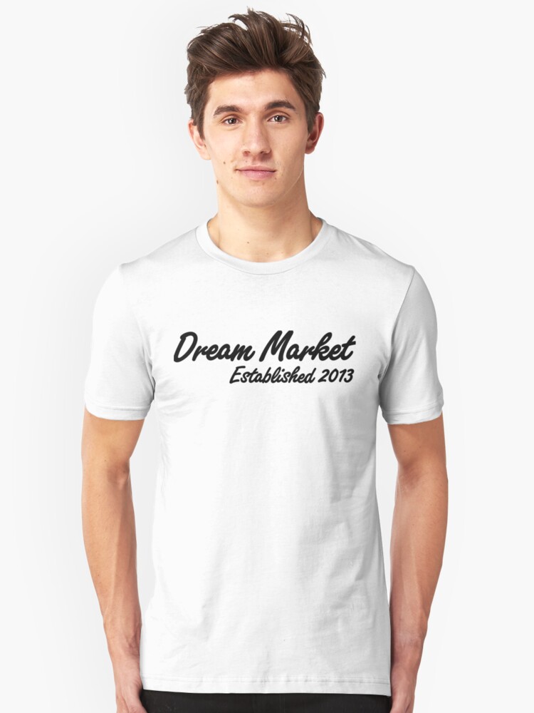 Alternate view of Dream Market Darknet Marketplace T-shirt Slim Fit T-Shirt