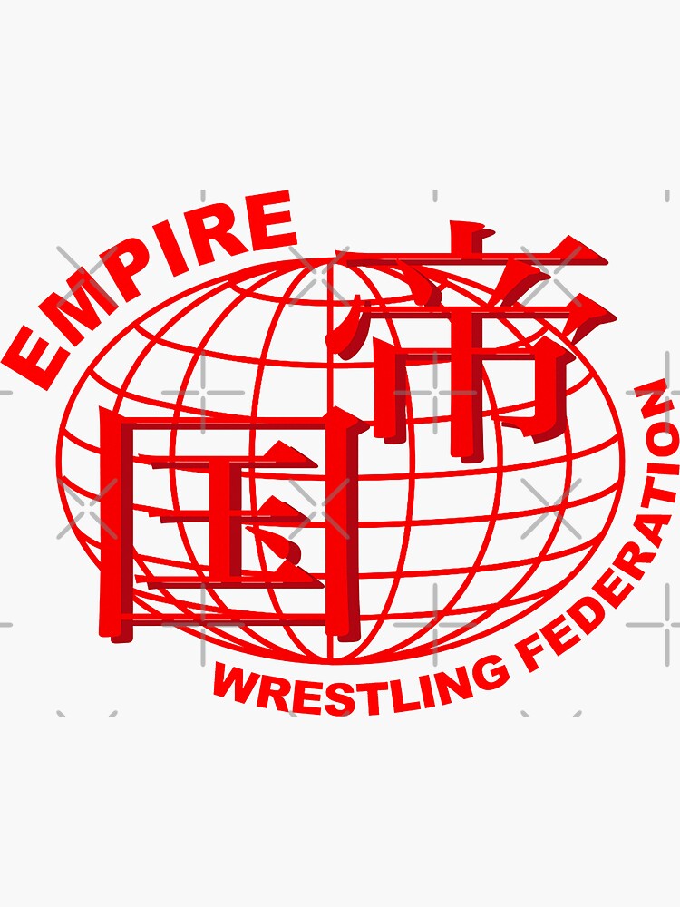"EWF X AJPW " Sticker for Sale by Akumaku Redbubble