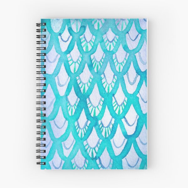 Item preview, Watercolor Scales (Teal) designed and sold by KelseyLovelle.