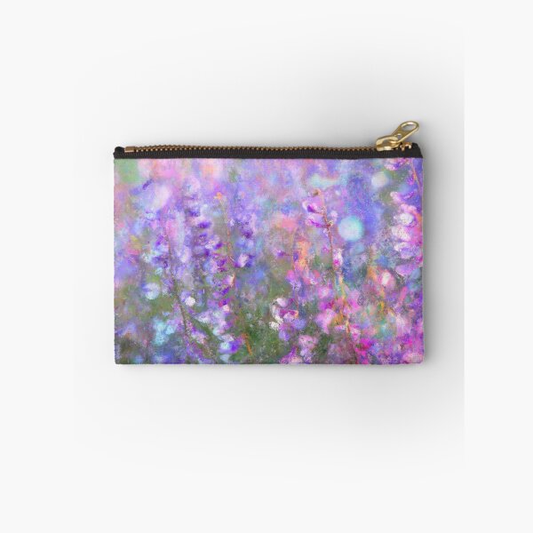 Item preview, Field of Tall Purple Flowers Impressionist Painting designed and sold by BonBonBunny.