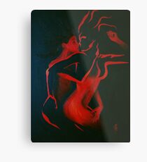 Ravenous Red Metal Print