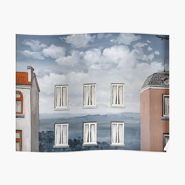 L'état de veille 'The waking state' 1958, Artwork by Rene Magritte For Prints, Posters, Shirts, Bags Men Women Kids Poster