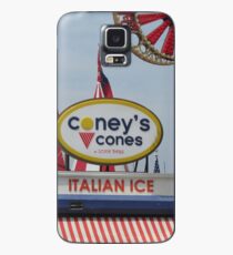 Coney Island Boardwalk, Cone's Ice Cream Cones in Luna Park Case/Skin for Samsung Galaxy