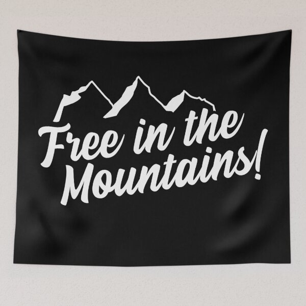 Item preview, Free in the mountains designed and sold by VollNiceDesign.