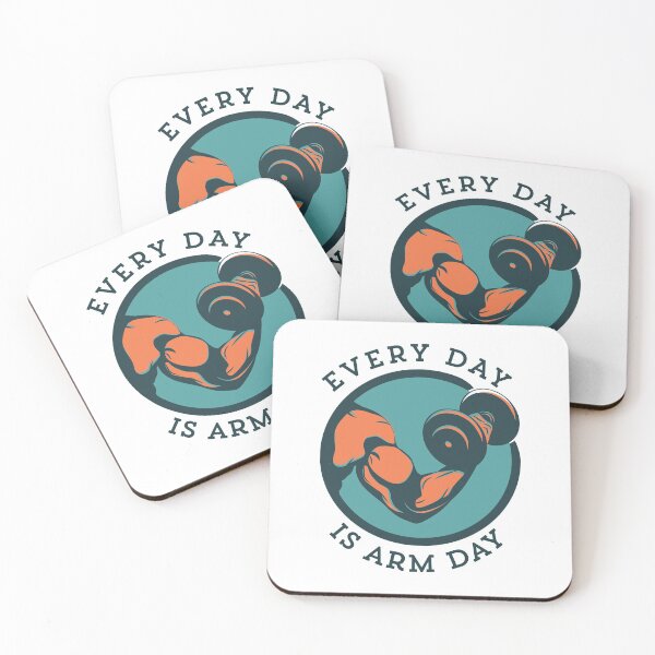 Item preview, Every Day Is Arm Day Funny Gym Workout Bicep Exercise Gift for Men designed and sold by MintedFresh.