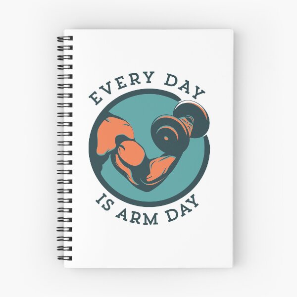 Item preview, Every Day Is Arm Day Funny Gym Workout Bicep Exercise Gift for Men designed and sold by MintedFresh.