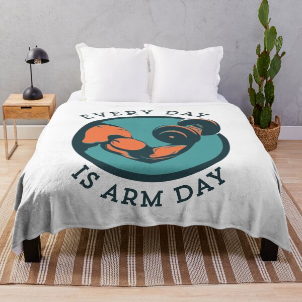 Item preview, Every Day Is Arm Day Funny Gym Workout Bicep Exercise Gift for Men designed and sold by MintedFresh.
