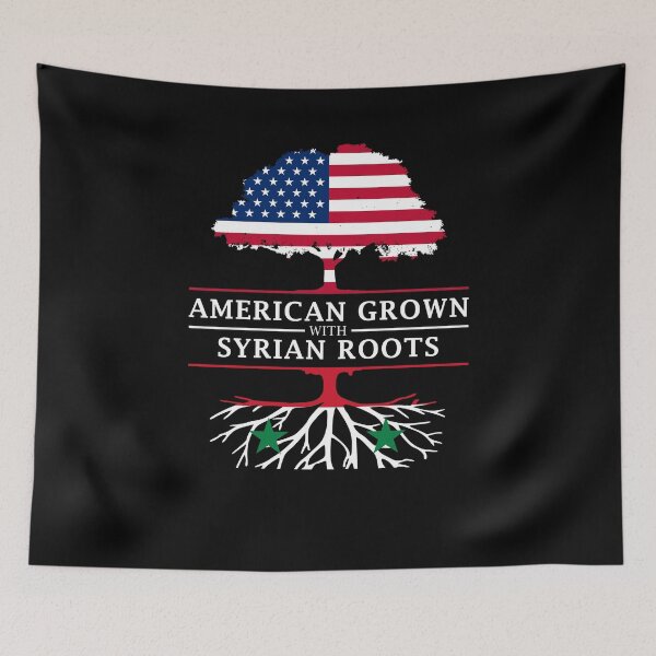 Item preview, American Grown with Syrian Roots   Syria Design designed and sold by ockshirts.