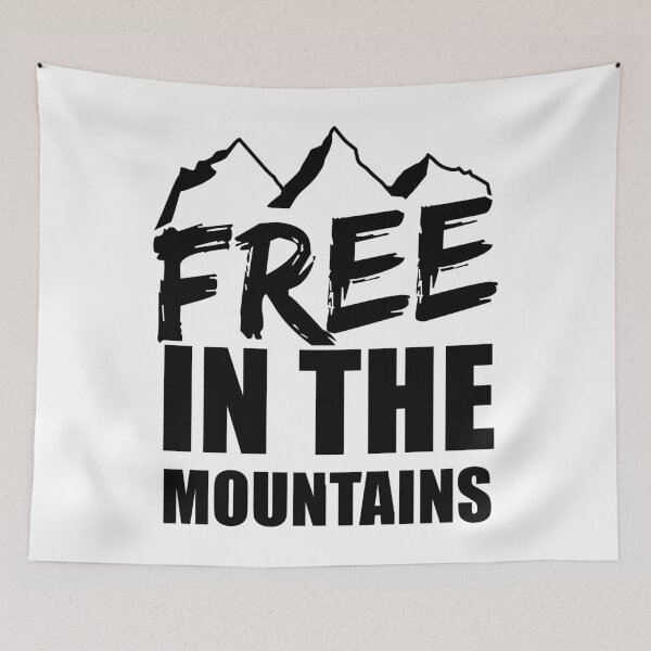 Item preview, Free in the mountains designed and sold by VollNiceDesign.