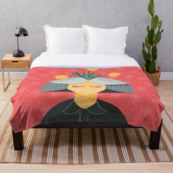 Item preview, Niña de las flores Daydreamer Red designed and sold by Ruby The Illustrator.