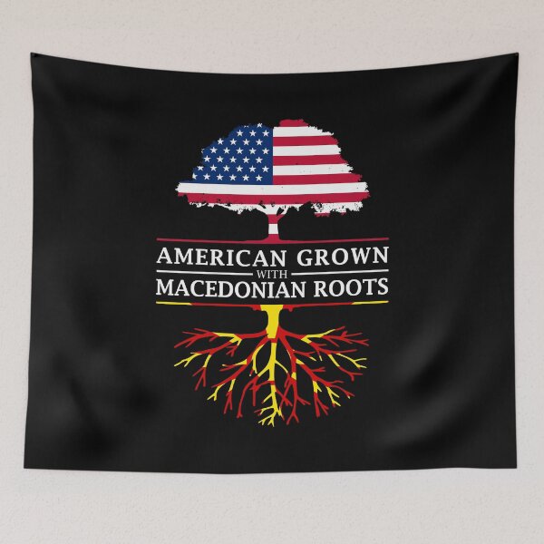 Item preview, American Grown with Macedonian Roots   Macedonia Design designed and sold by ockshirts.