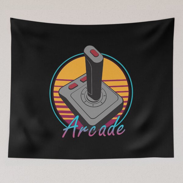 Item preview, Vintage Retro 80s Gaming Arcade Joystick Video Game Gift designed and sold by MintedFresh.
