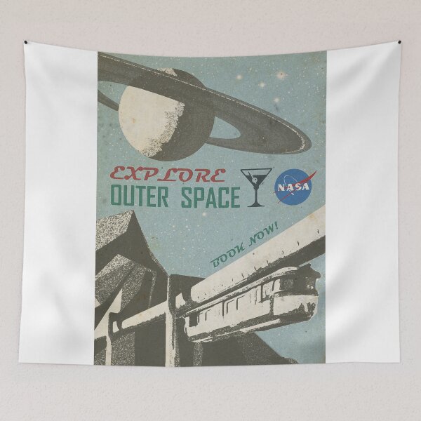 Item preview, Explore Space - NASA retro space print designed and sold by RobertTaylorPri.
