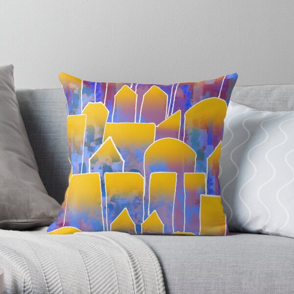 Harmattan City Throw Pillow