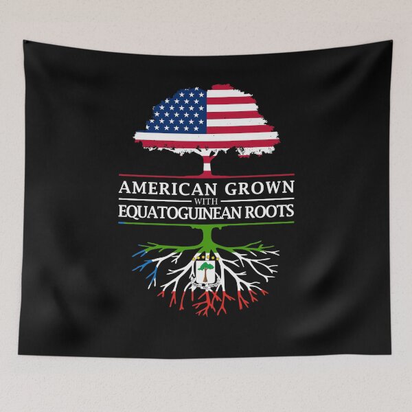Item preview, American Grown with Equatoguinean Roots   Equatorial Guinea Design designed and sold by ockshirts.