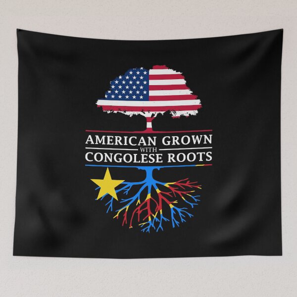 Item preview, American Grown with Congolese Roots   Democratic Congo Design designed and sold by ockshirts.