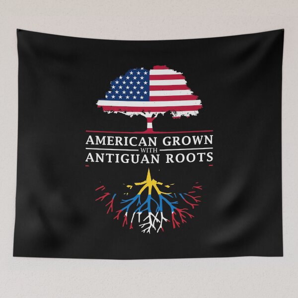 Item preview, American Grown with Antiguan Roots   Antigua and Barbuda Design designed and sold by ockshirts.