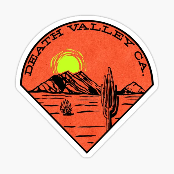 Artikel-Vorschau von Gebirgskaktus-Nationalpark Death Valley Kalifornien, designt und verkauft von Travel Time.
