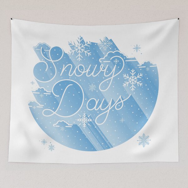 Artikelvorschau, Snowy Days - Kreisversion entworfen und verkauft von Katrina Sutton.