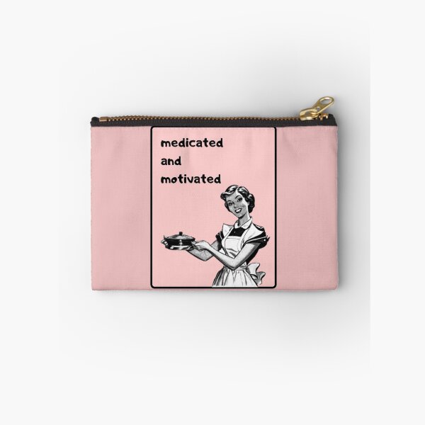 Item preview, Medicated and motivated - pink designed and sold by quinnhopp.
