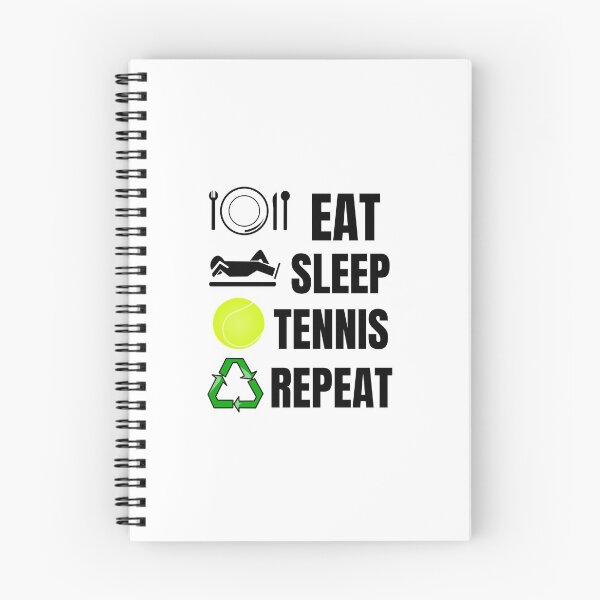 Item preview, Funny Tennis Team Player Gift Eat Sleep Tennis Repeat Design designed and sold by RozWatts.