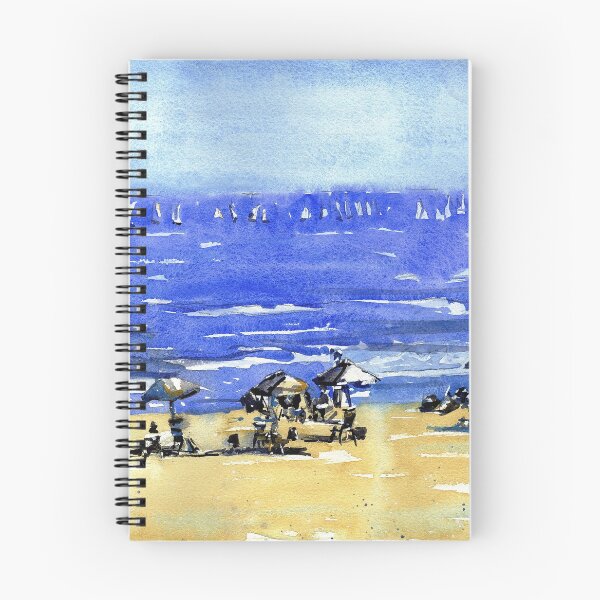 Item preview, Beach with boats racing in regatta in distance- Wilmington, NC designed and sold by rfoxphoto.
