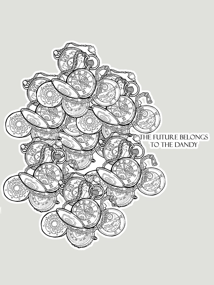 "The Future Belongs to the Dandy" Tshirt for Sale by klarapie