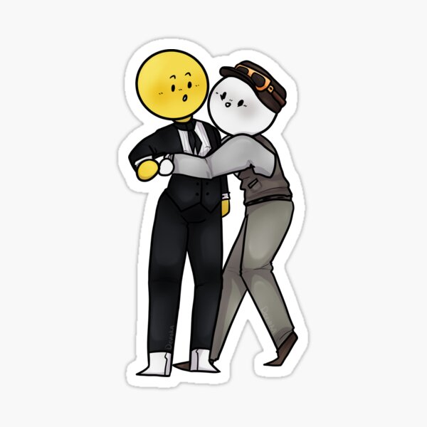 Radiant Day And Mrflimflam Sticker By Devioka Redbubble - roblox myths fanart tumblr