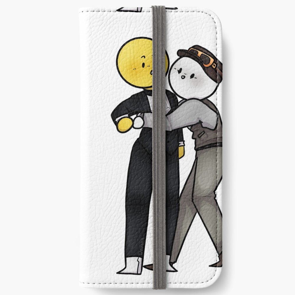 Radiant Day And Mrflimflam Iphone Wallet By Devioka Redbubble - roblox flamingo saintdas