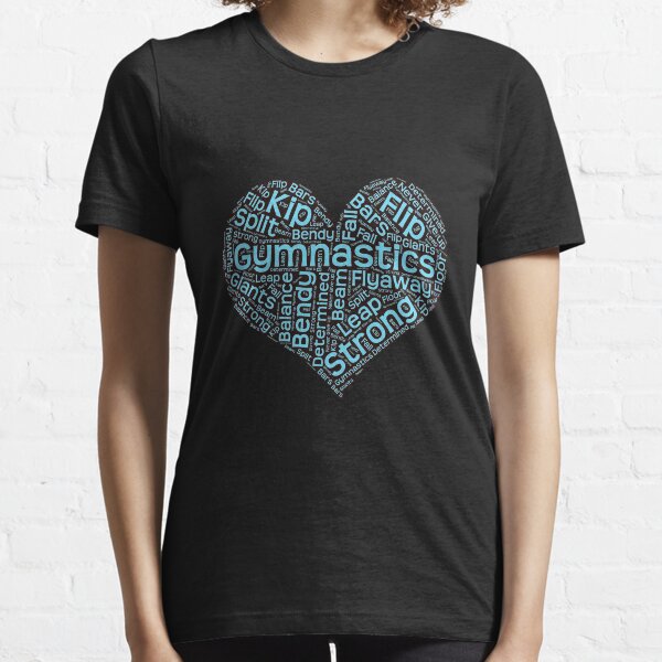 Simple Gymnastics Heart Gift for Pasisonate Gymnasts Essential T-Shirt