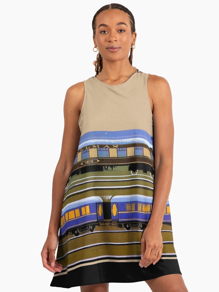 VENICE SIMPLON : Vintage Orient-Express Print" A-Line Dress for Sale by  posterbobs | Redbubble