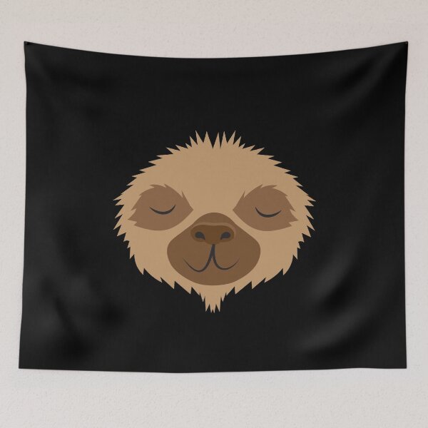 Item preview, Sleeping sloth face designed and sold by jazzydevil.