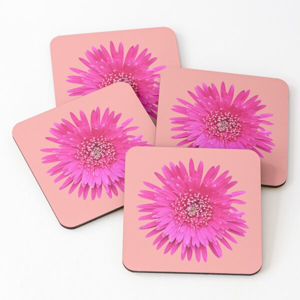 Item preview, Pink Gerbera on Peach designed and sold by STHogan2.