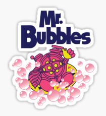 Mr. Bubbles Sticker
