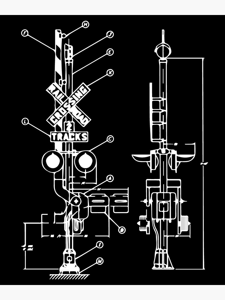Vintage Railway Model10 Crossing Patent Drawing Model Train Vintage Railway Model10 Crossing Patent Drawing Model Train