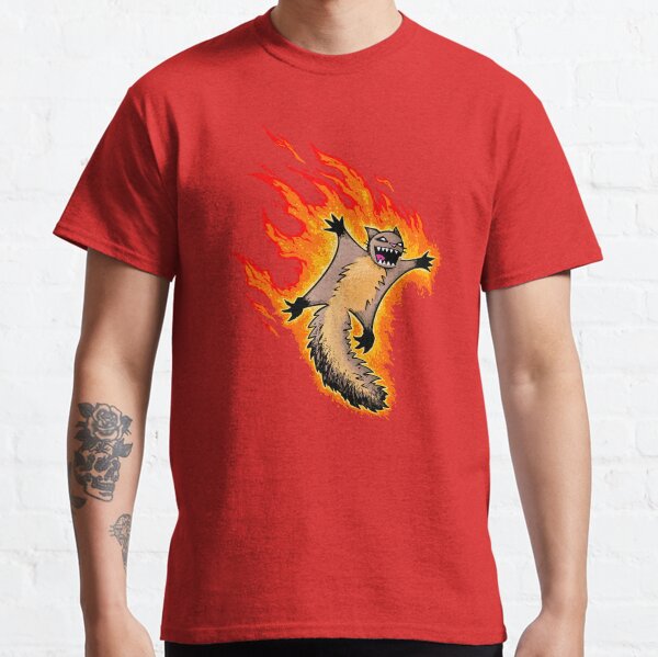 Fiery Squirrel Attack Classic T-Shirt