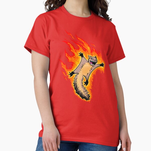 Vista previa del artículo con la obra «Ataque ardilla ardiente», diseñado y vendido por Fiery Squirrel Art.
