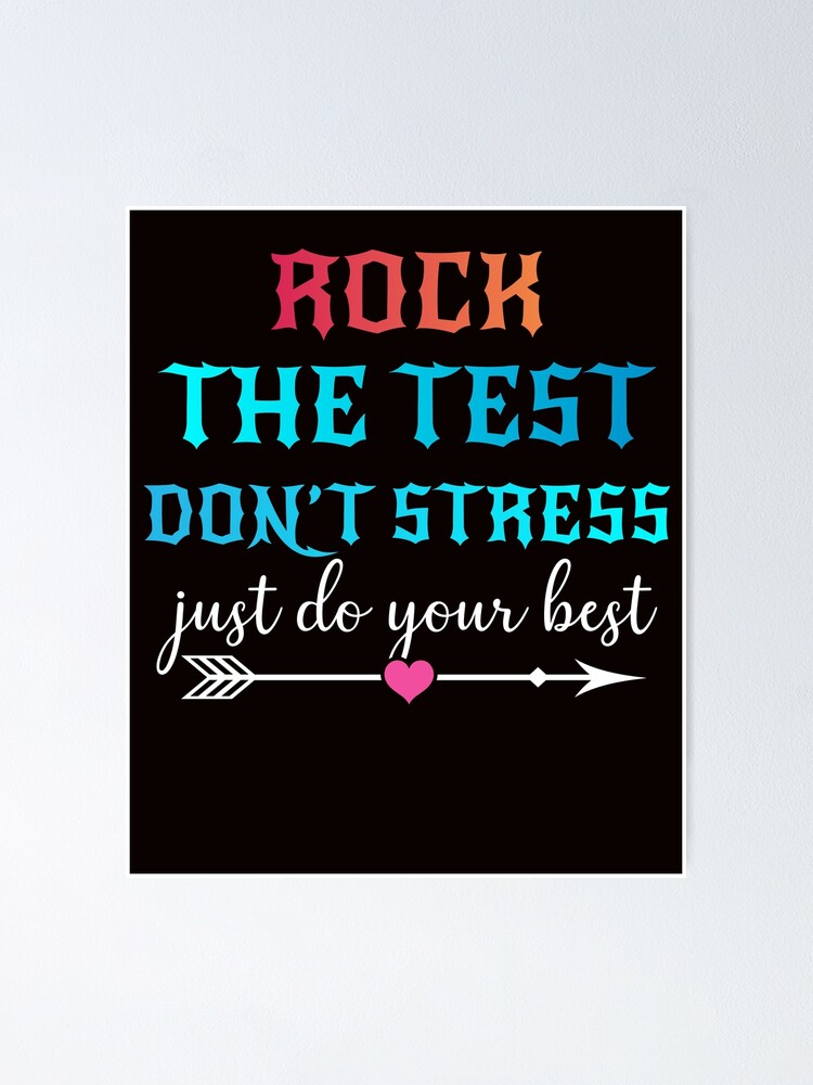 Motivational Teacher Shirt-State Testing Just Do The Best Motivational Teacher Shirt-State Testing Just Do The Best