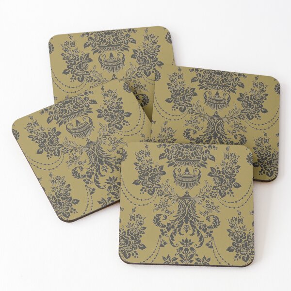Item preview, Damask Pattern – Classic Gold and Black designed and sold by BigAl3D.