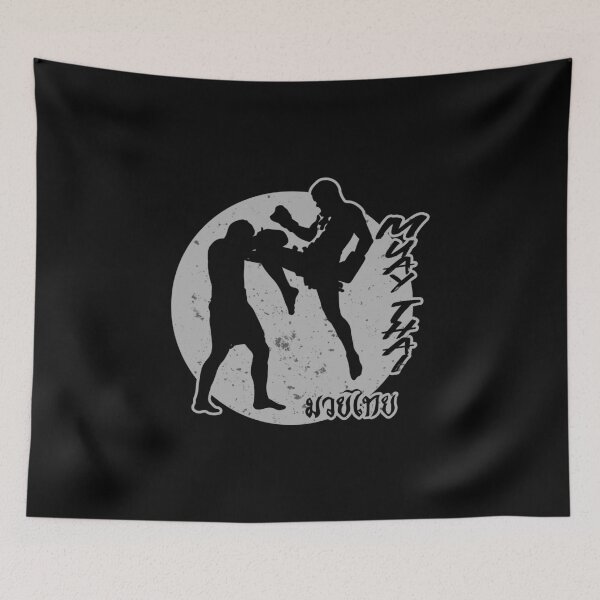 Item preview, Muay Thai Sun Master Cute Martial Fight Sports Silver designed and sold by KNUXX Shop.